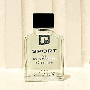 NEW Vintage Paco Rabanne Sport eau de toilette Mini
